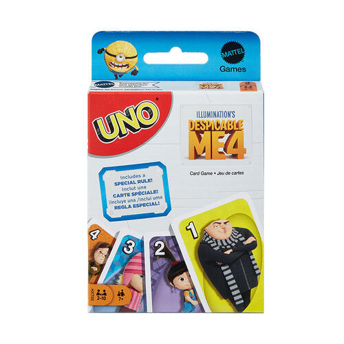 UNO Despicable Me 4 Card Game For Kids & Family Night