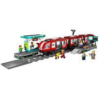 LEGO City Downtown Streetcar and Station 60423