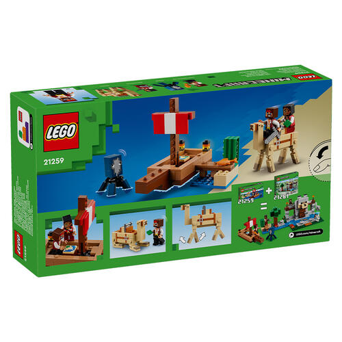 LEGO Minecraft The Pirate Ship Voyage 21259