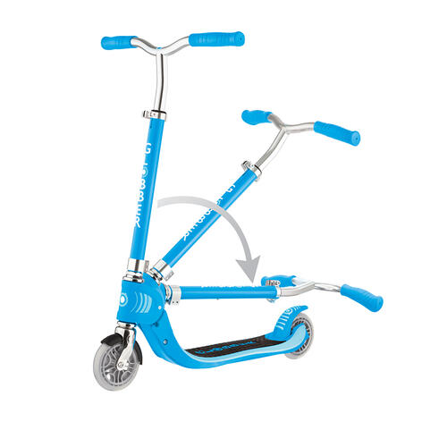 Globber FLOW FOLDABLE: 2-Wheel Foldable Scooter for Kids and Teens