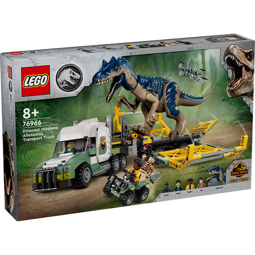 LEGO Jurassic World Dinosaur Missions: Allosaurus Transport Truck 76966