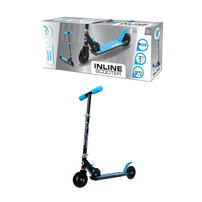 EVO Inline Scooter Black / Light Blue (Alu & TPR)